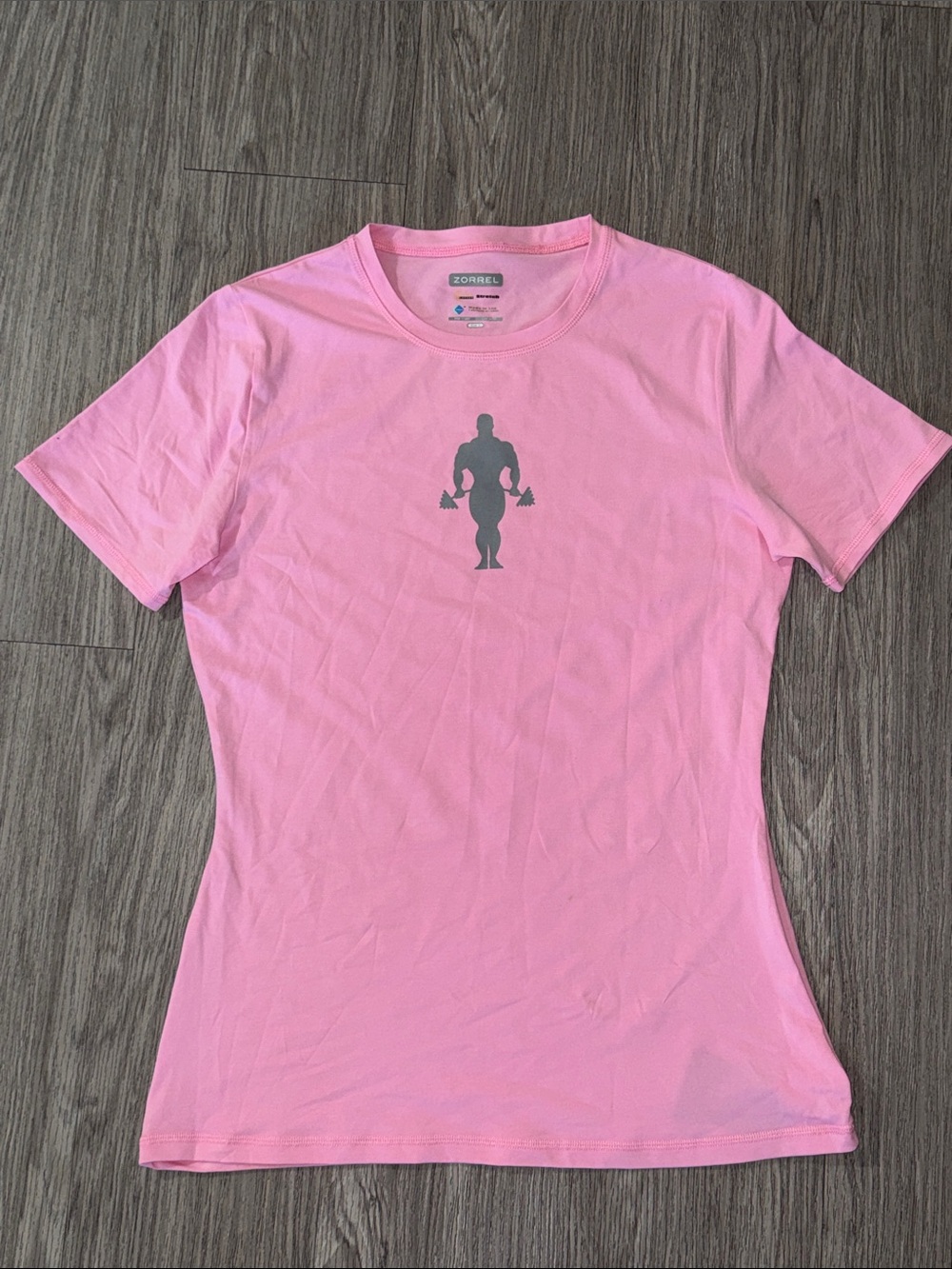 NEW Zorrel Athletic T Shirt Tee PINK Size Large
